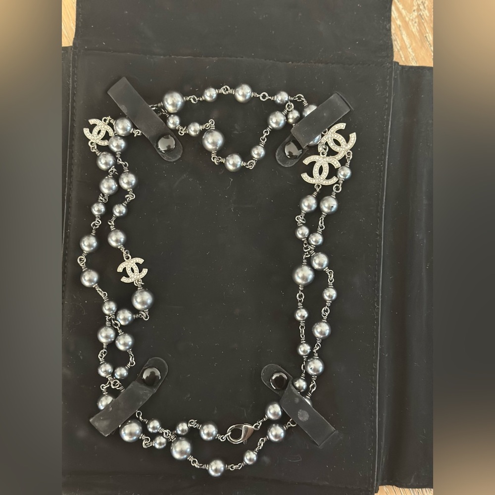 Chanel Pearl CC Necklace